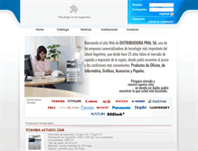 Tablet Screenshot of pral.com.ar